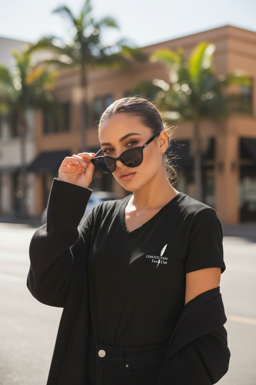 Live on the Bright Side - Flowers Tee