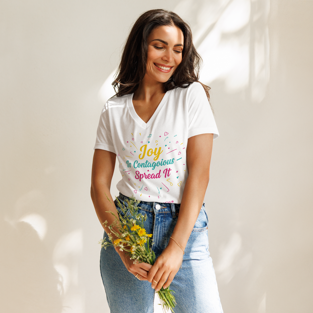Joy Is Contagious — Spread It Tee