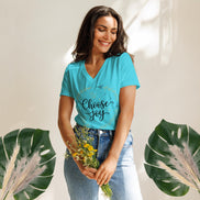 Choose Joy – Golden Wreath Tee